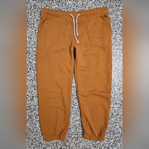 COMMON IDENTITY men's Yellow Draw String Jogger Pants